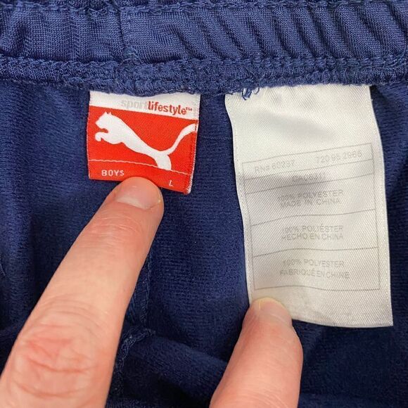 Puma boys pull on athletic pants w/elastic waistband sz L - Picture 6 of 7